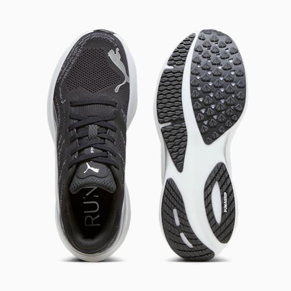 Tenis de correr Magnify NITRO 2 para hombre, PUMA Black-PUMA White-PUMA Silver, extralarge